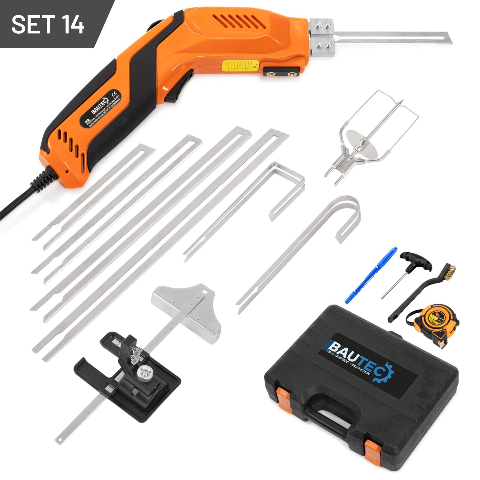 BAUTEC Styrocutter DX 330 Watt Set 14