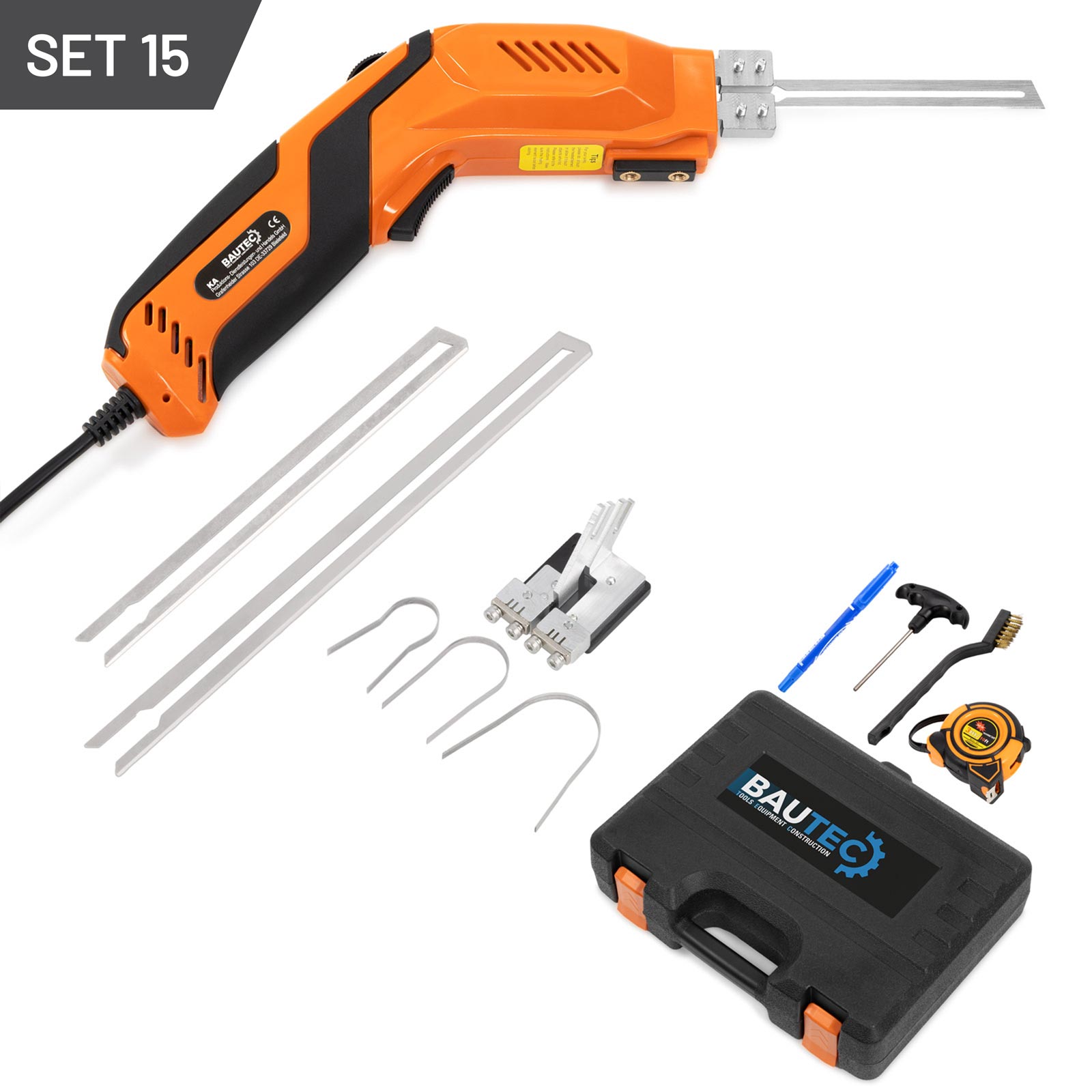 BAUTEC Styrocutter DX 330 Watt Set 15