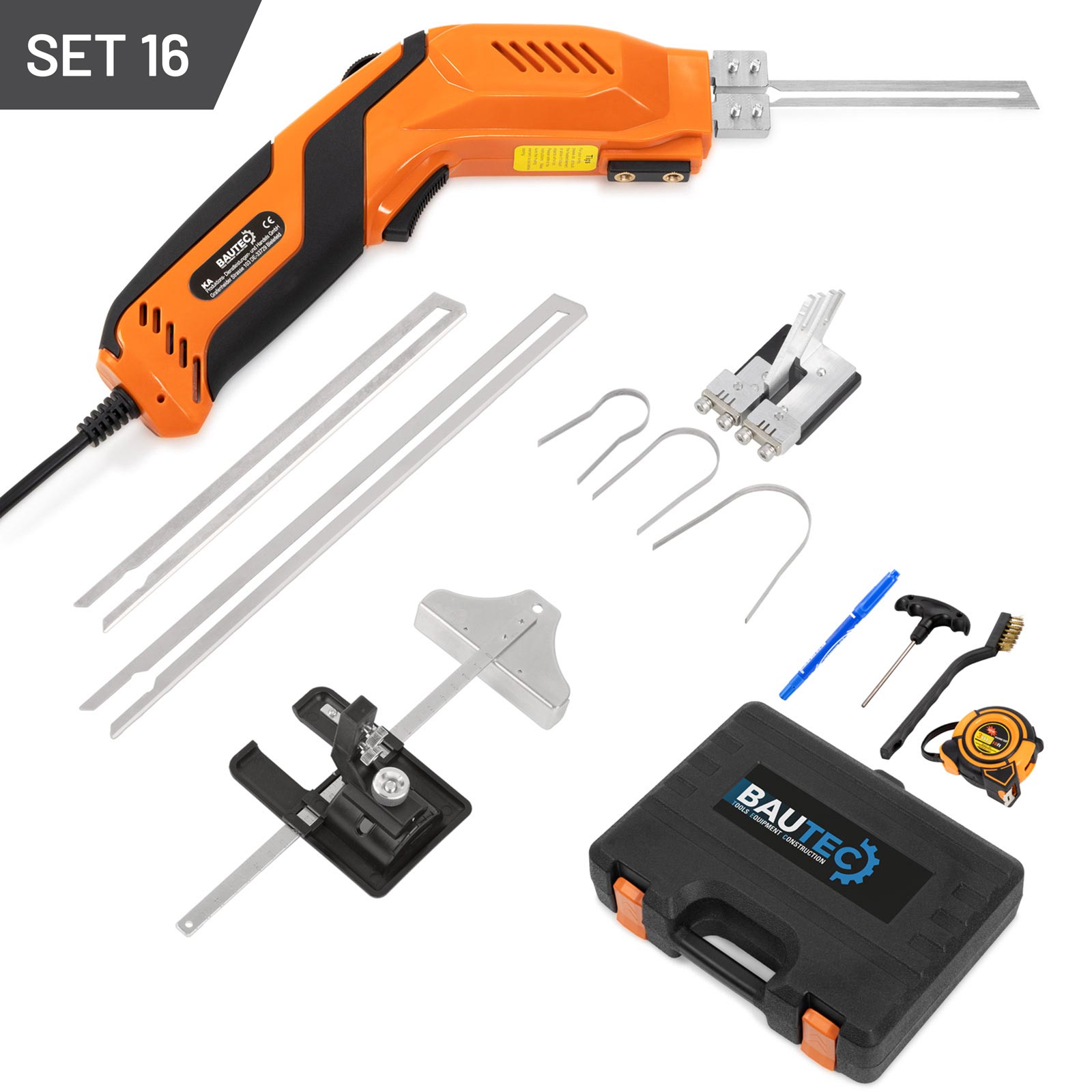 BAUTEC Styrocutter DX 330 Watt Set 16