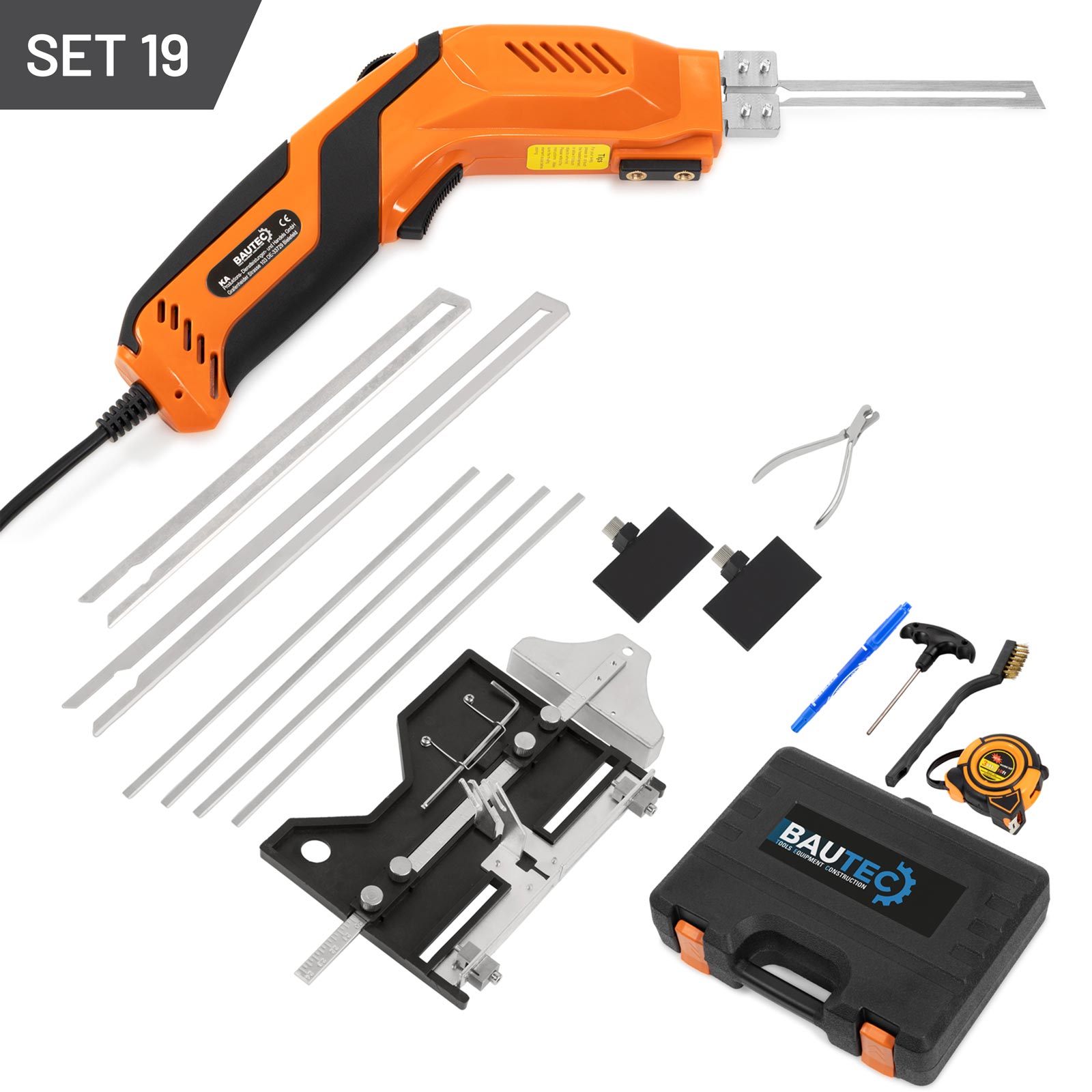 BAUTEC Styrocutter DX 330 Watt Set 19