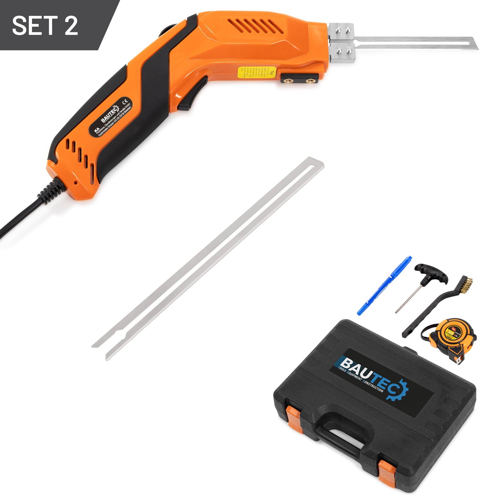 BAUTEC Styrocutter DX 330 Watt Set 2
