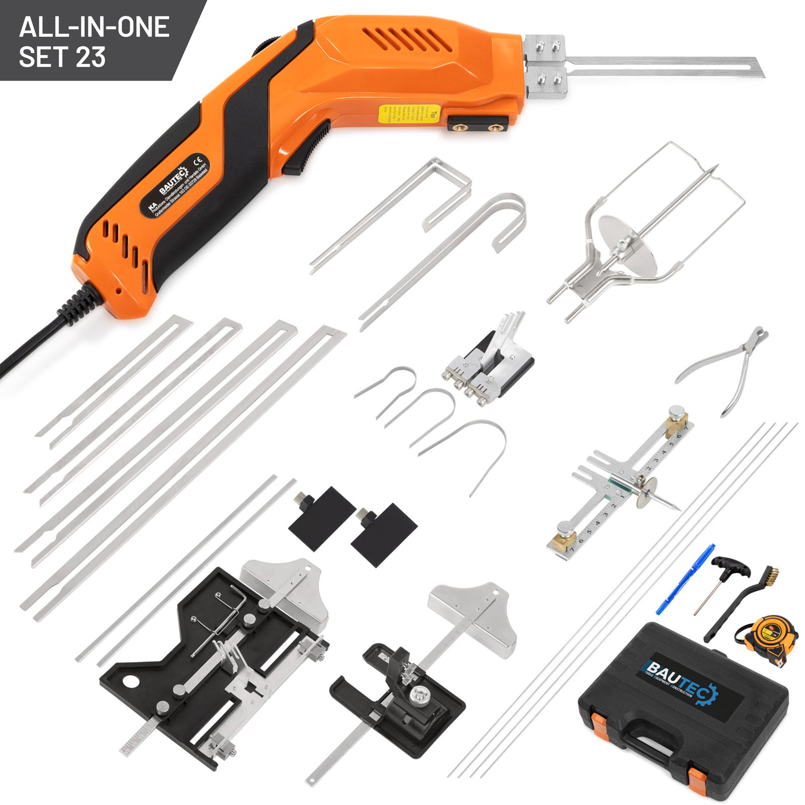 BAUTEC Styrocutter DX 330 Watt Set 23 [All-in-One]