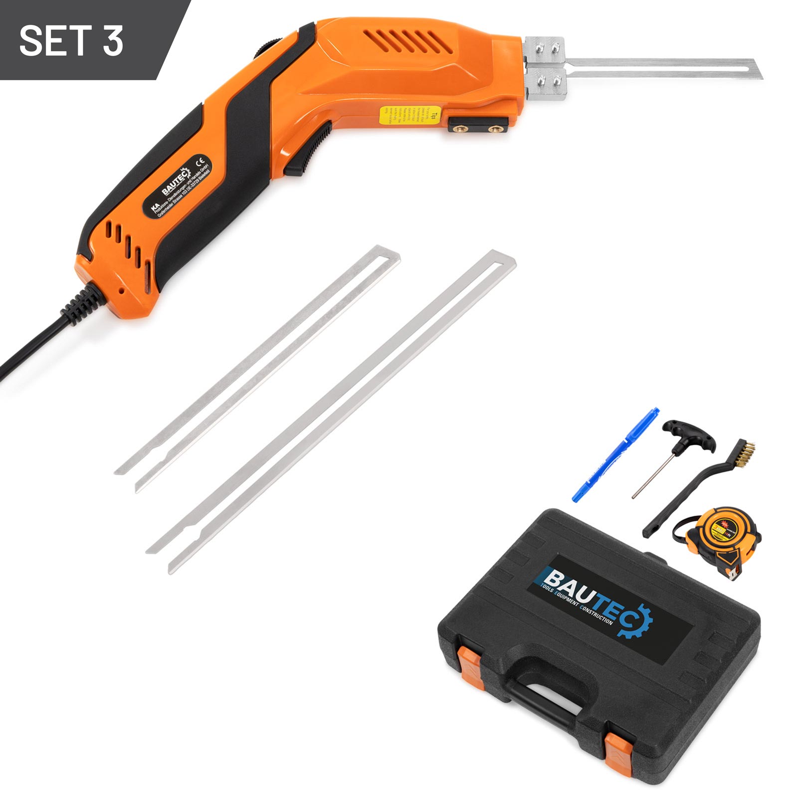 BAUTEC Styrocutter DX 330 Watt Set 3