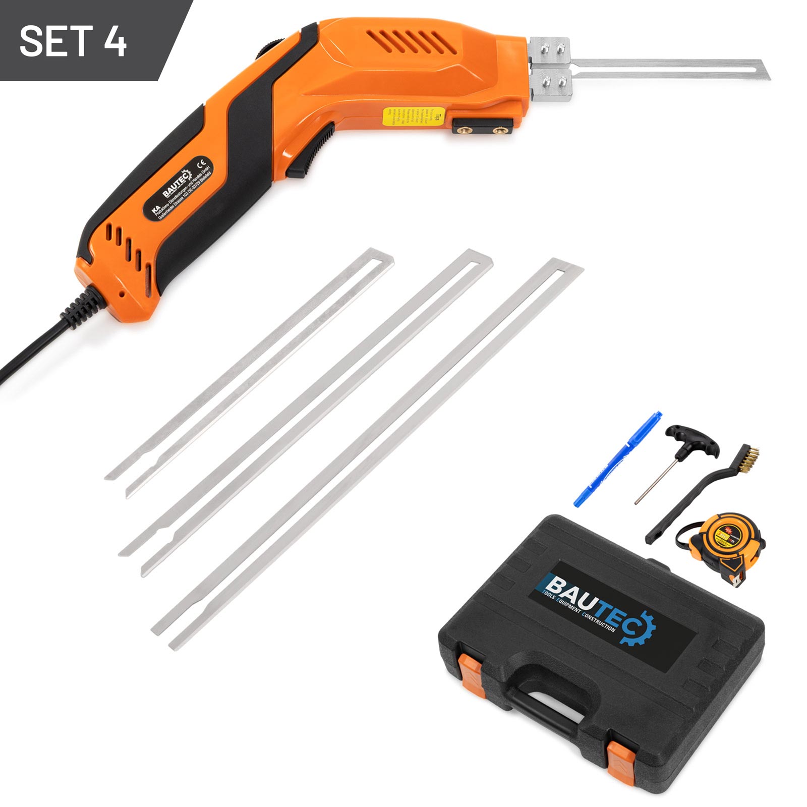 BAUTEC Styrocutter DX 330 Watt Set 4