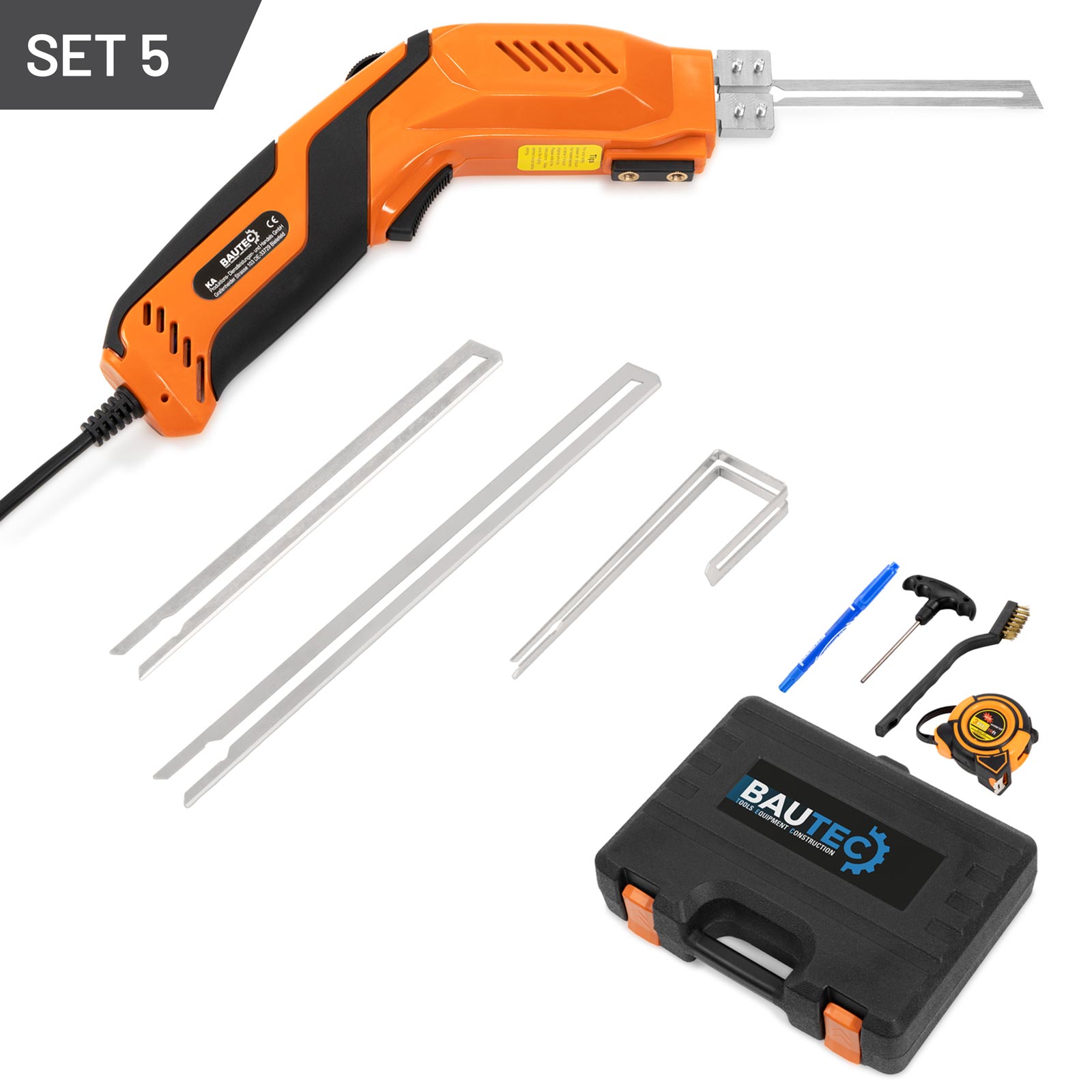 BAUTEC Styrocutter DX 330 Watt Set 5