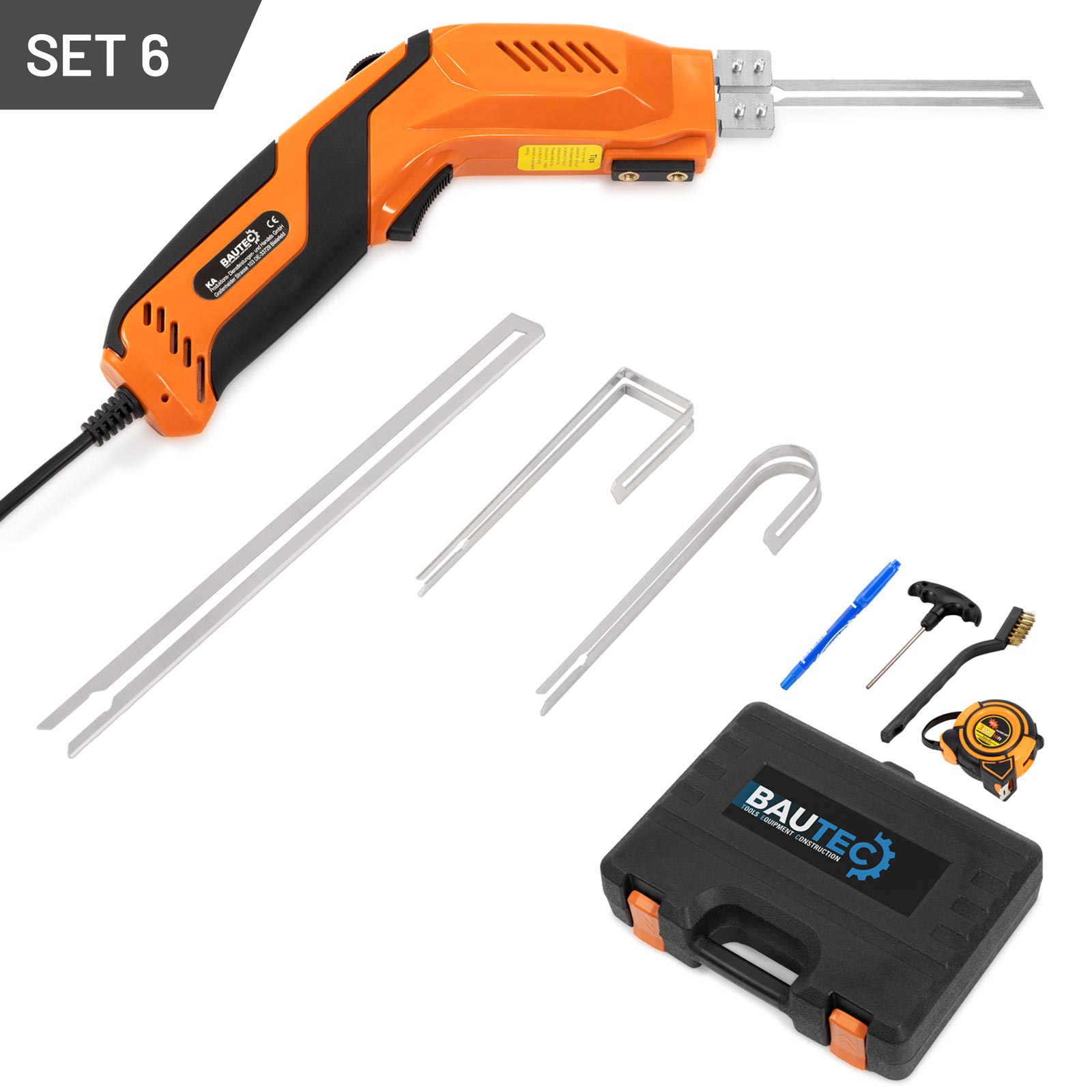 BAUTEC Styrocutter DX 330 Watt Set 6