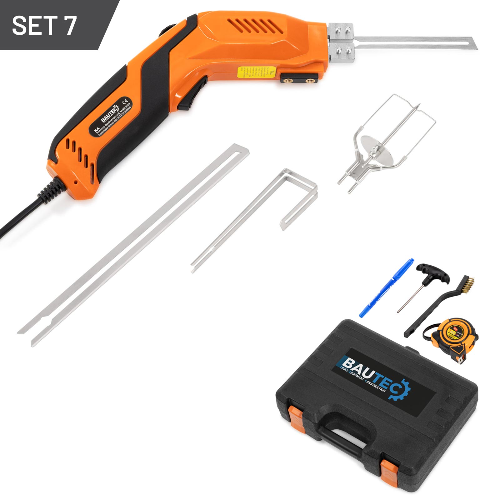 BAUTEC Styrocutter DX 330 Watt Set 7